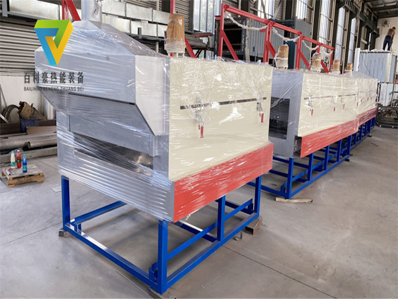 隧道爐調試現場